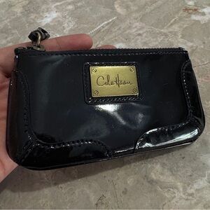 Cole haan key pouch wallet patent leather